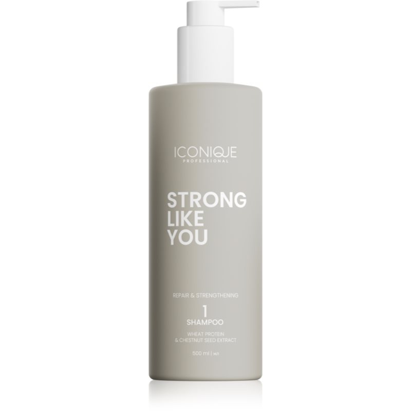 ICONIQUE Professional STRONG LIKE YOU Repair & Strengthening regenerační šampon pro poškozené vlasy 500 ml