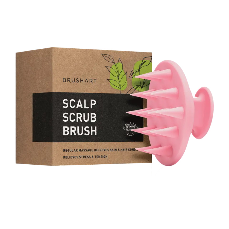 BrushArt Masážní kartáč na pokožku hlavy Scalp Scrub Brush