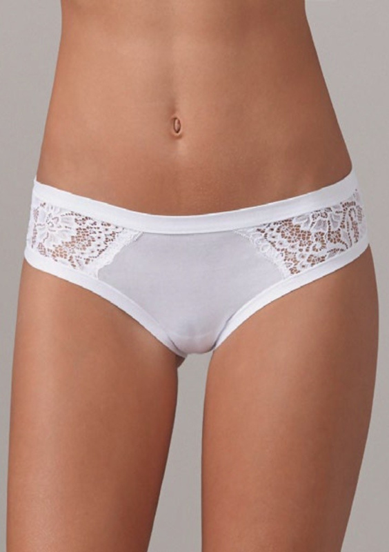 Bavlněné kalhotky Lovelygirl 8222 Barva: Bílá, Velikost: XL