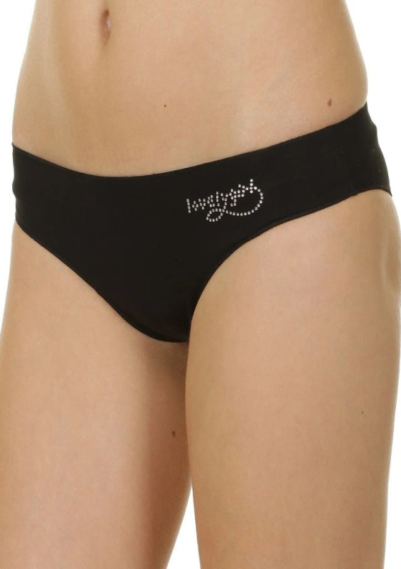 Bavlněné brazilky Lovelygirl 6005 Barva: Černá, Velikost: XL