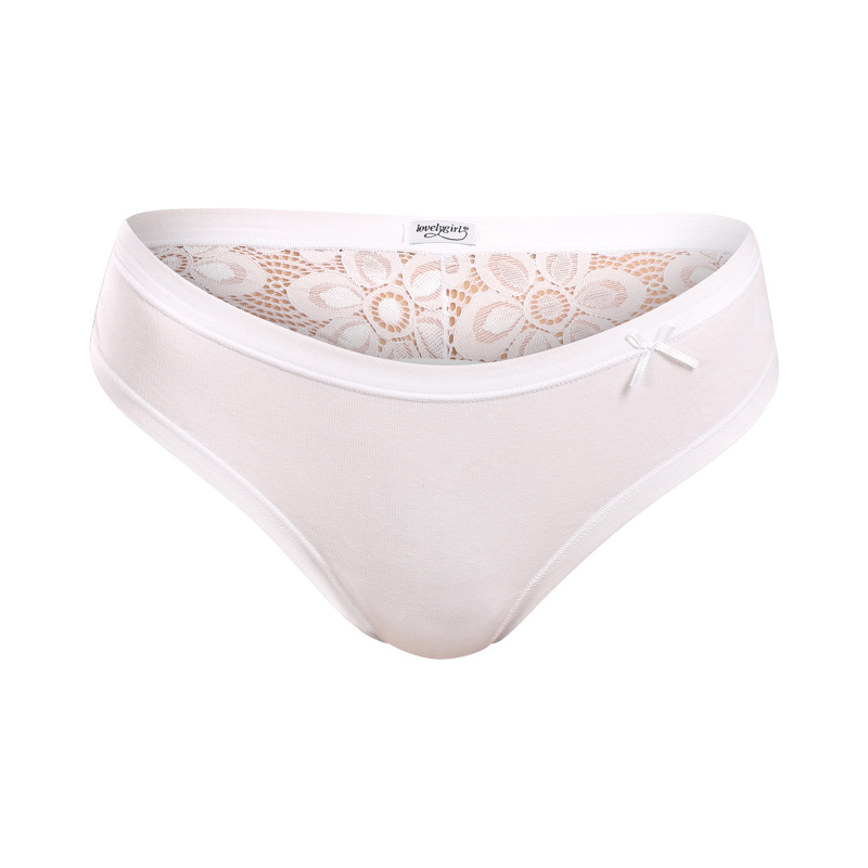 Dámská tanga Lovelygirl bílá (5715-white) XL