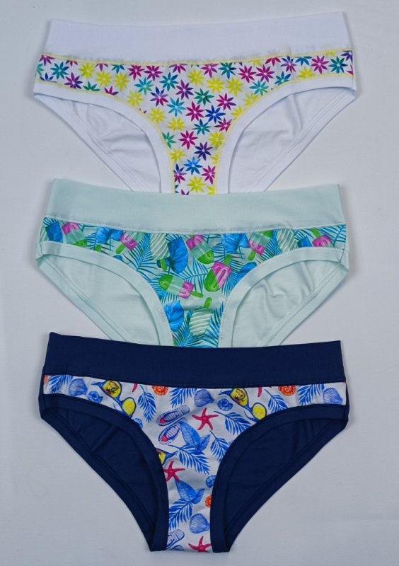 Dámské kalhotky LOVELYGIRL 6533D Barva: Vícebarevná, Velikost: M