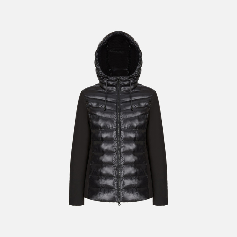 Černá dámská parka Geox Spherica