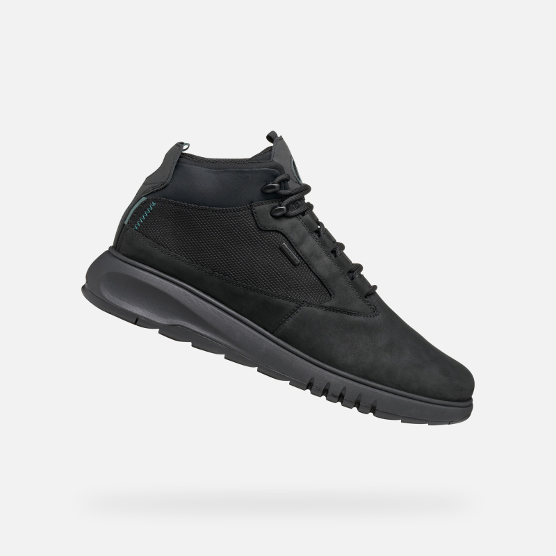 Černá pánská kotníková obuv Geox Aerantis 4X4 ABX - Pánské