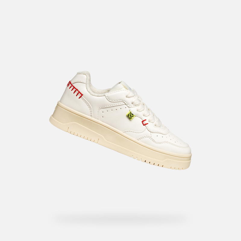 Dívčí tenisky geox lestrella krémová 35