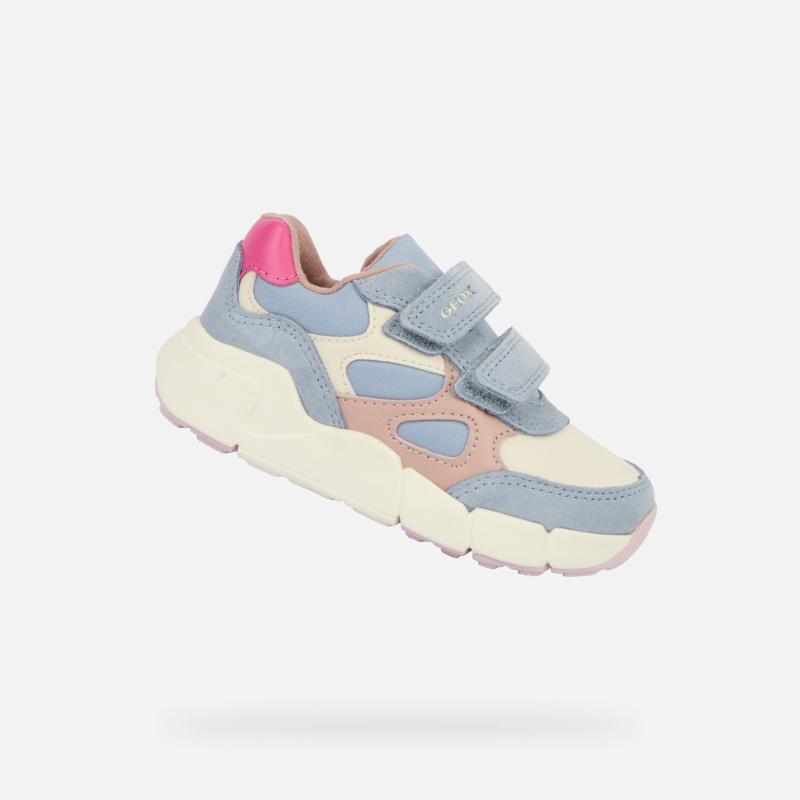 Dívčí tenisky geox flexyper mini světle modrá 25