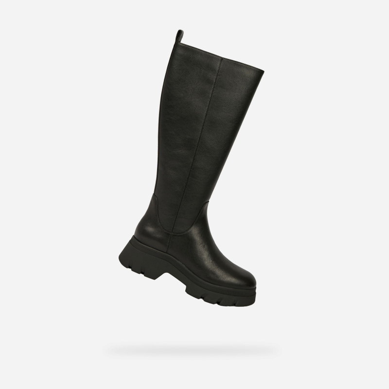 Dámské kozačky geox pluette černá 38,5