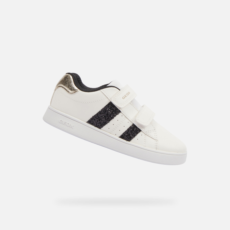 Bílé dívčí tenisky Geox Eclyper Girl - Holky