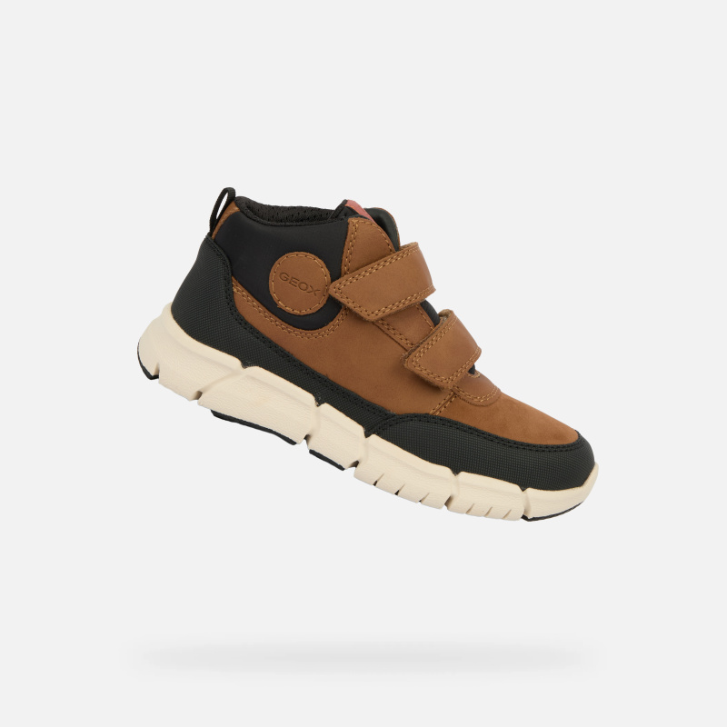 Chlapecká kotníková obuv geox flexyper boy hnědá 37