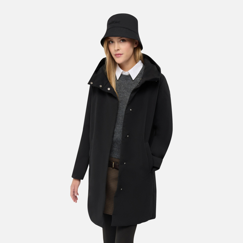 Černá dámská parka Geox Spherica