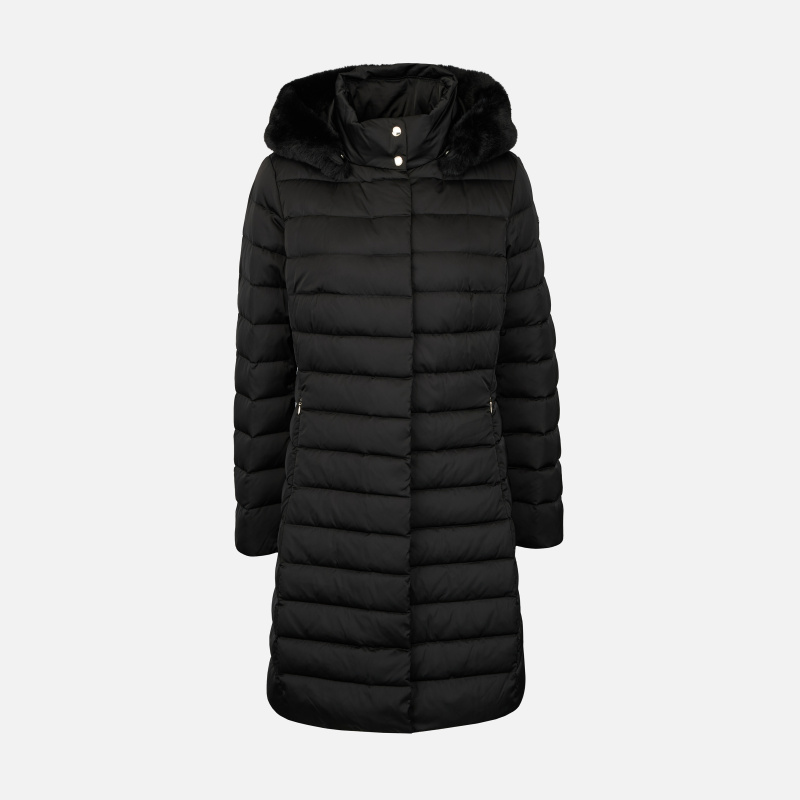 Černá dámská péřová bunda Geox Bettanie