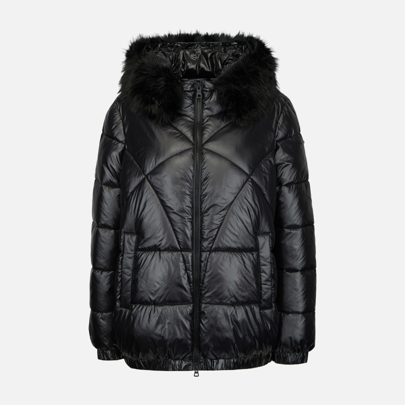 Černá dámská péřová bunda Geox Backsie