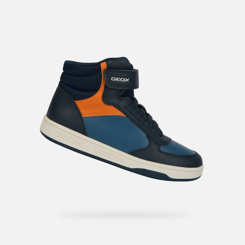 Tmavě modré chlapecké kotníkové boty Geox Maltin