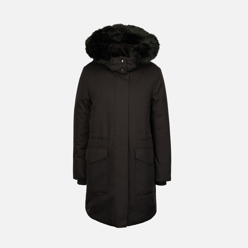 Černá dámská parka Geox Spherica