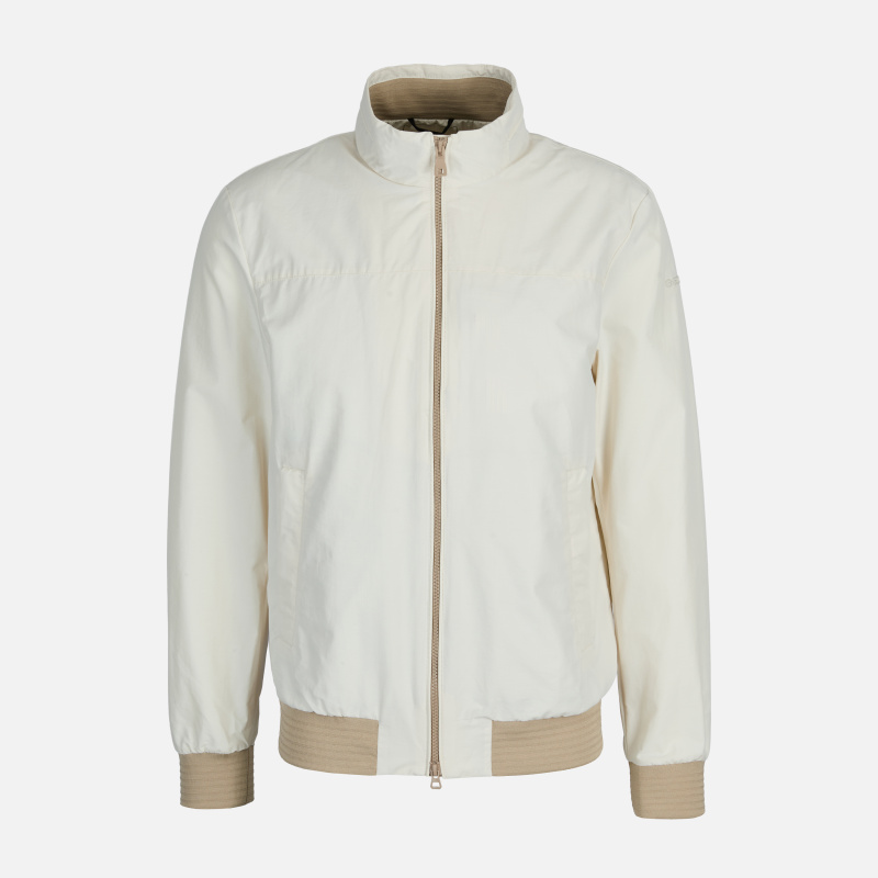 Pánská krémová bomber bunda Geox Vincit