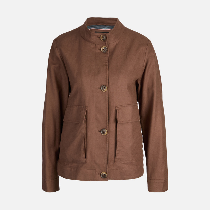 Hnědá dámská bunda Geox Maddalusia