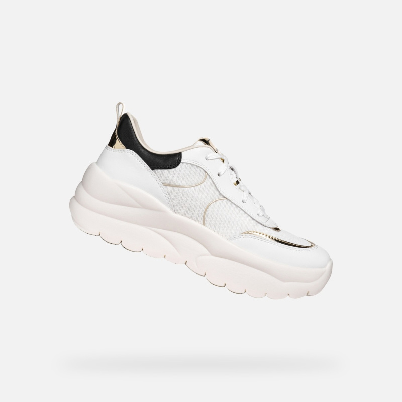 Bílé dámské tenisky Geox Xtros