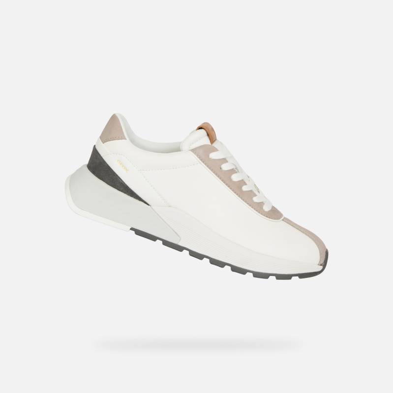 Bílé pánské tenisky Geox Metropoli