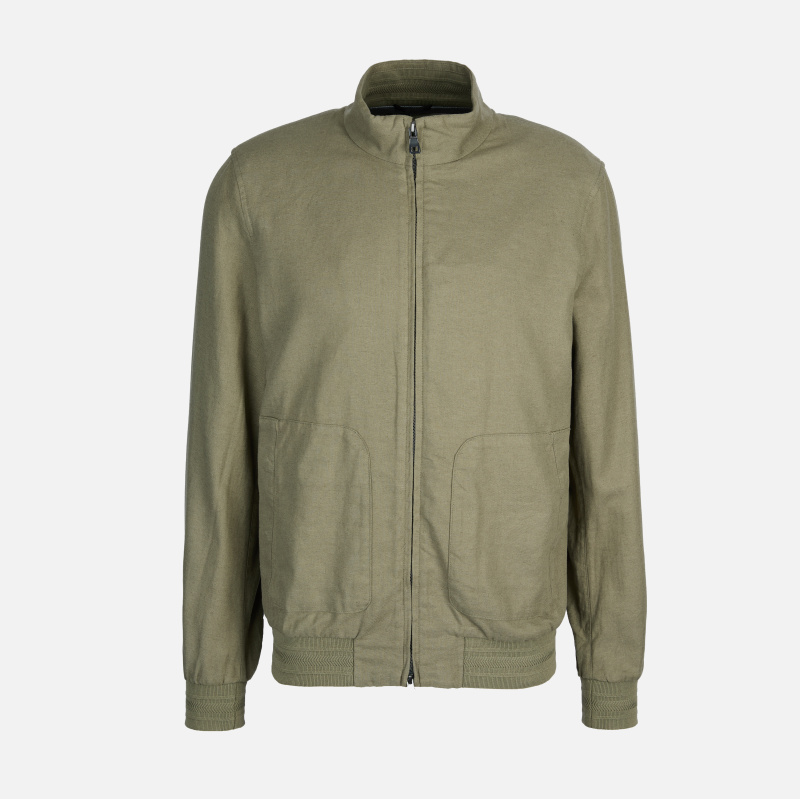 Khaki pánská bomber bunda Geox Recanati
