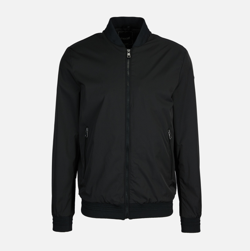 Pánská černá bomber bunda Geox Avola