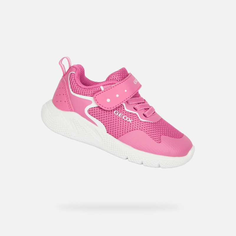 Růžové dětské tenisky Geox Sprintye