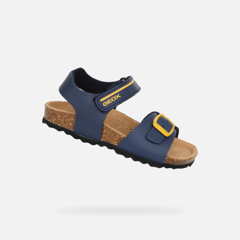 Tmavě modré chlapecké sandály Geox Chalki