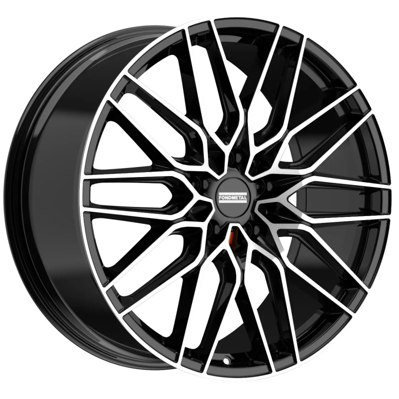 FONDMETAL CRATOS 11.5X22 5X112 ET50/66.5 černá/leštěná