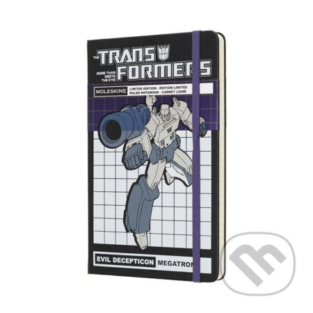 Moleskine - zápisník Transformers Megatron (limitovaná edícia, stredný, linajkovaný)