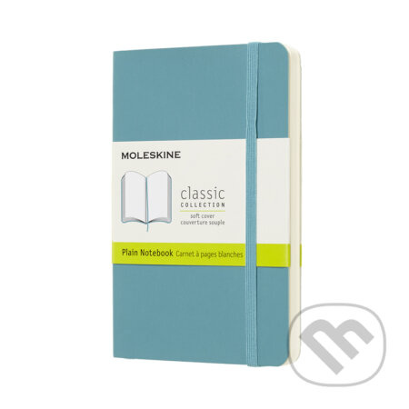 Zápisník Moleskine - měkké desky, S, čistý tyrkysový