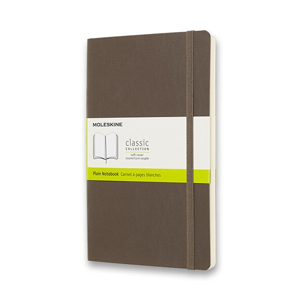 Moleskine - zápisník hnedý (stredný, čistý)