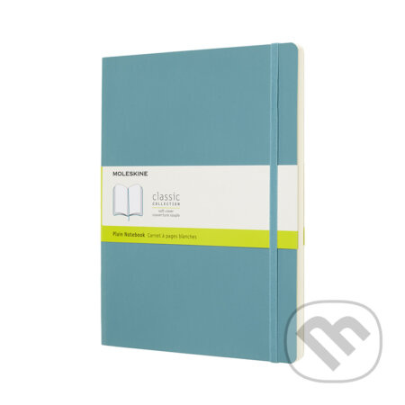 Zápisník Moleskine - měkké desky, XL, čistý tyrkysový