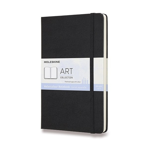 Moleskine Black Watercolour Notebook Large Moleskine