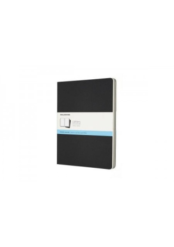 Sešity Moleskine Cahier, XL, tečkované, 3 ks černé