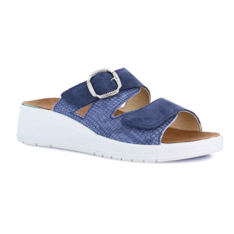 Grünland DIDA CE0464 modré dámské ortopedické pantofle, velikost: 41