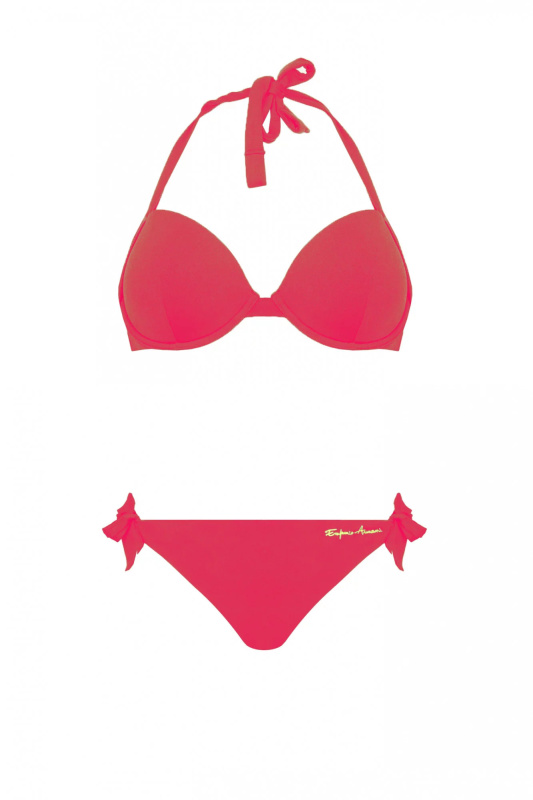 Dámské dvoudílné plavky 262660 0P300 07274 růžová - Emporio Armani XS růžova