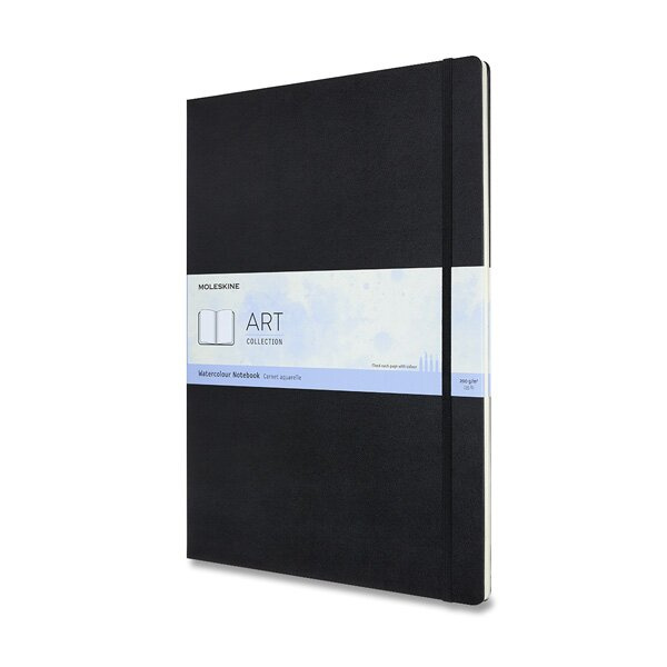 Moleskine Art A3 Watercolour Notebook, Black Moleskine