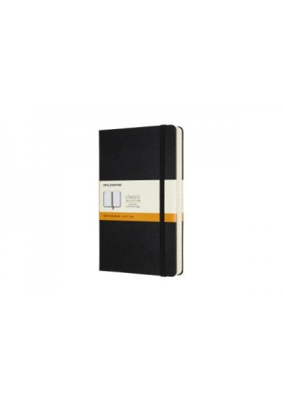 Moleskine Expanded Large Ruled Hardcover Notebook, Black Moleskine