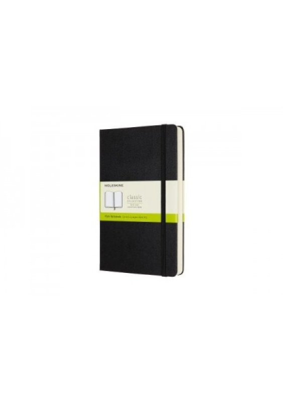 Moleskine Expanded Large Plain Hardcover Notebook, Black Moleskine