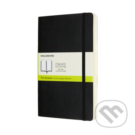 Zápisník Moleskine Expanded - měkké desky, L, čistý černý