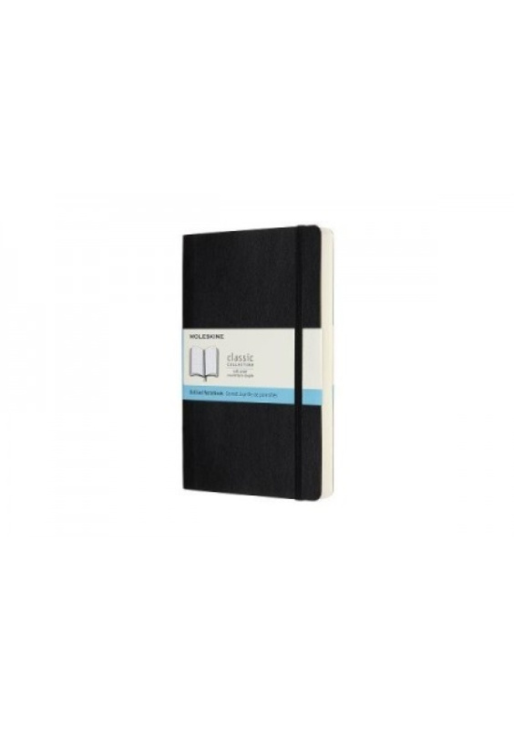 Moleskine Expanded Large Dotted Softcover Notebook: Black Moleskine