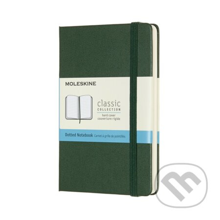 Zápisník Moleskine tvrdý čistý - zelený S