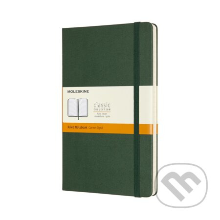 Moleskine Large Ruled Hardcover Notebook, Myrtle Green Moleskine