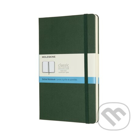 Moleskine Large Dotted Hardcover Notebook, Myrtle Green Moleskine