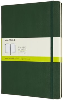 Moleskine zápisník tvrdý, čistý - zelený XL