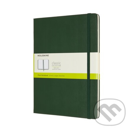 Moleskine zápisník tvrdý, čistý - zelený XL