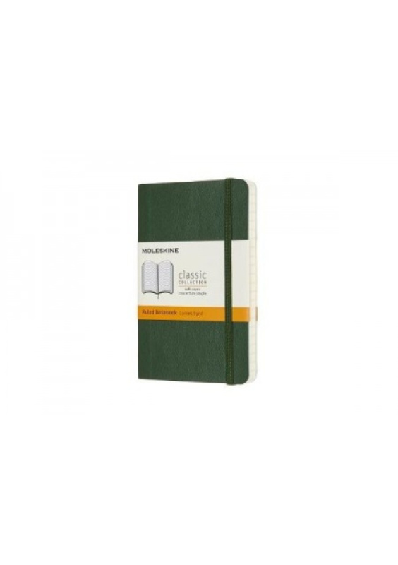 Moleskine Pocket Ruled Softcover Notebook, Myrtle Green Moleskine