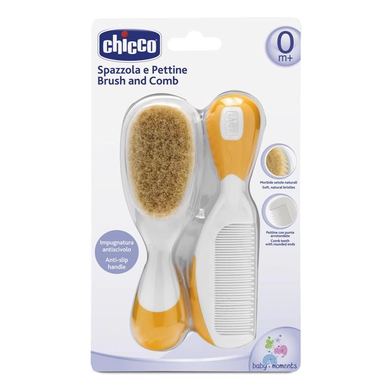 Chicco Baby Moments sada na vlasy 0 m+ Orange 2 ks