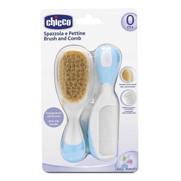 Chicco Baby Moments sada na vlasy 0m+ Blue