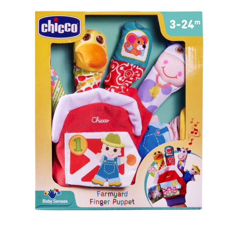 Chicco Finger Puppet 3m+ plyšová hračka 20 x 24 x 4 cm 1 ks