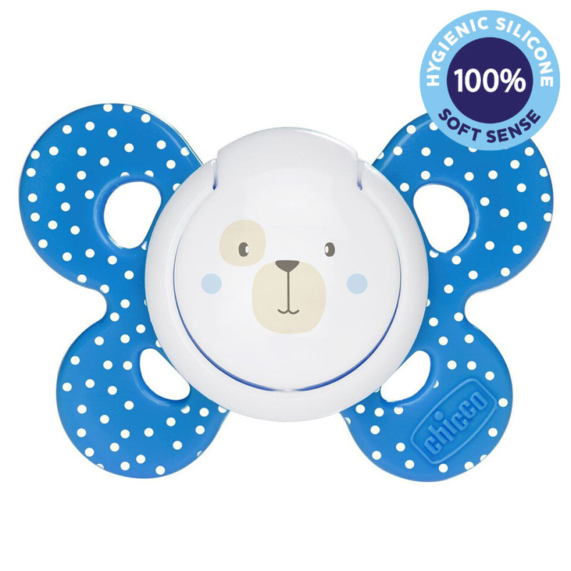 Chicco Physio Comfort 6-16m dudlík Bear 1 ks